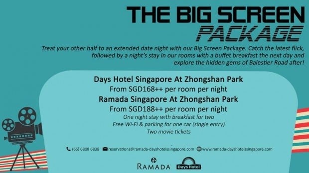 The Big Screen Package at Ramada Singapore at Zhongshan Park