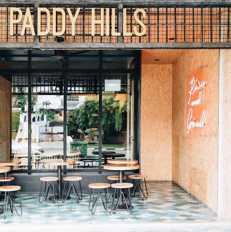 Paddy Hills is a hidden cafe in Singapore