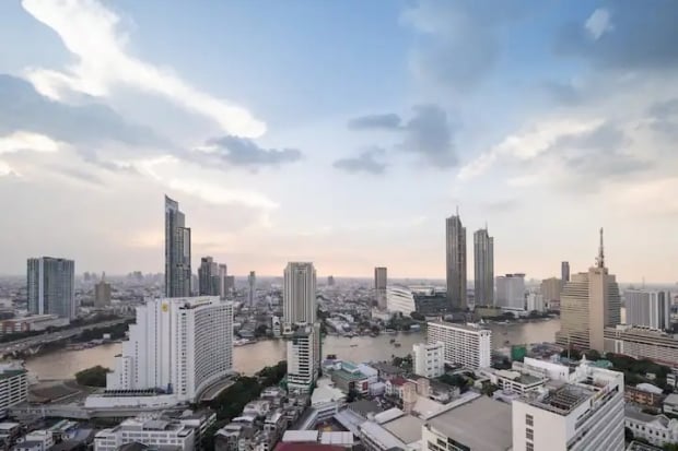 View from the Sky-high Airbnb in Siam, Bangkok
