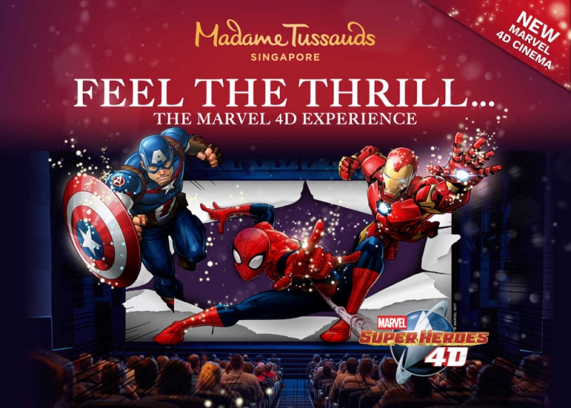 Image result for Madame Tussauds: Marvel 4D Experience