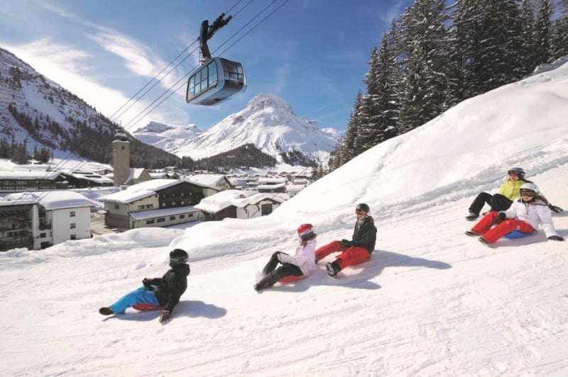 Oberlech cable car