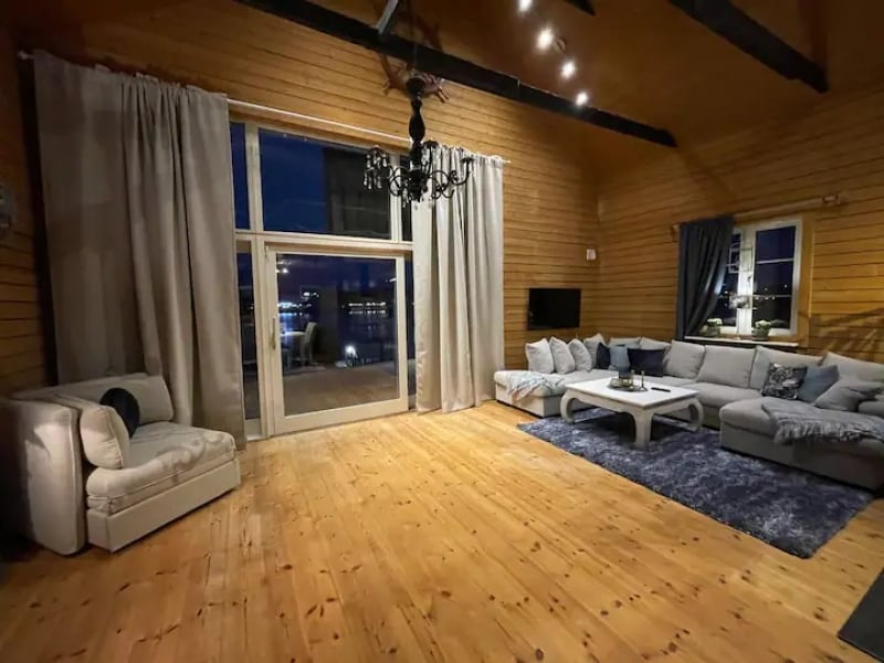 This cosy waterfront Airbnb with private dock