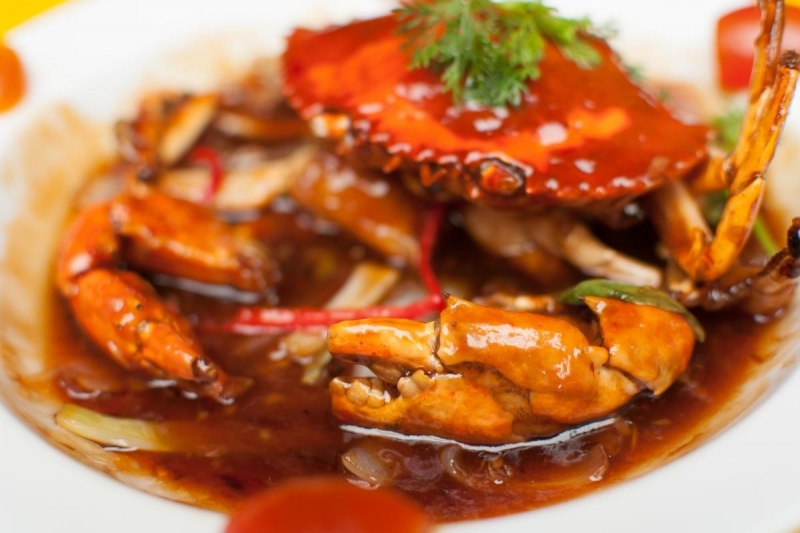 Cua rang me (Tamarind crab) popular vietnamese foood