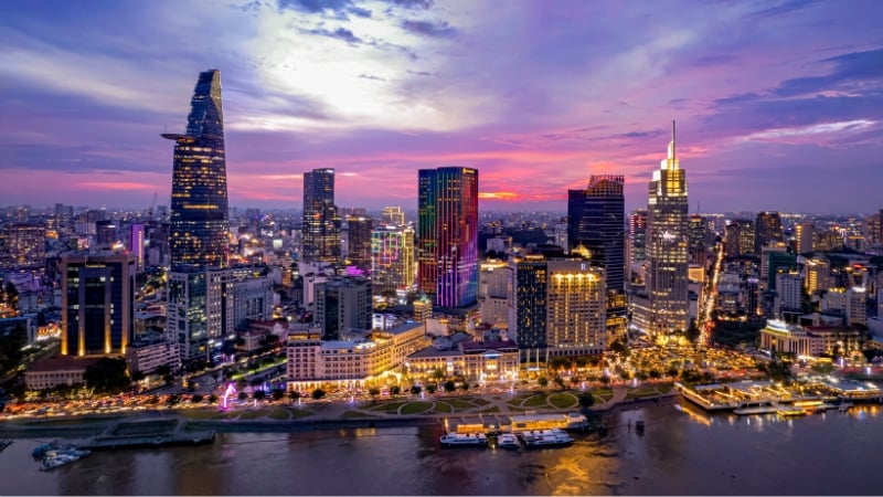 ho chi minh city skyline