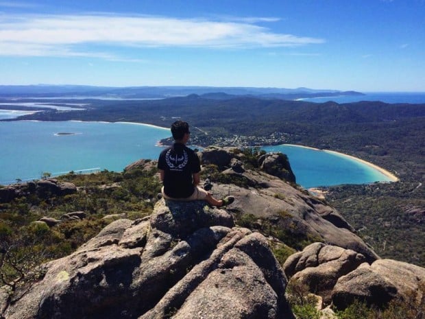 view from the summit of Mt. Amos