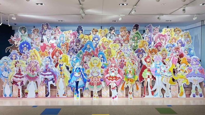 pretty cure exhibition in toei anime museums in japan