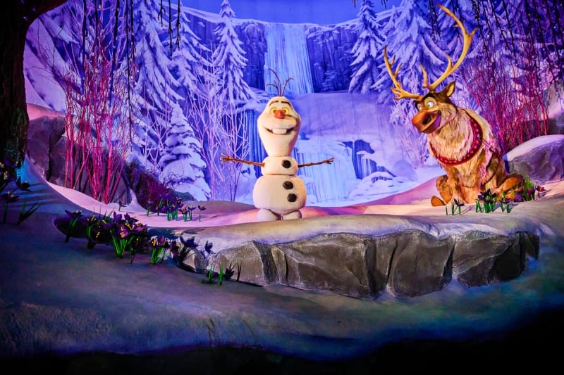 frozen theme park