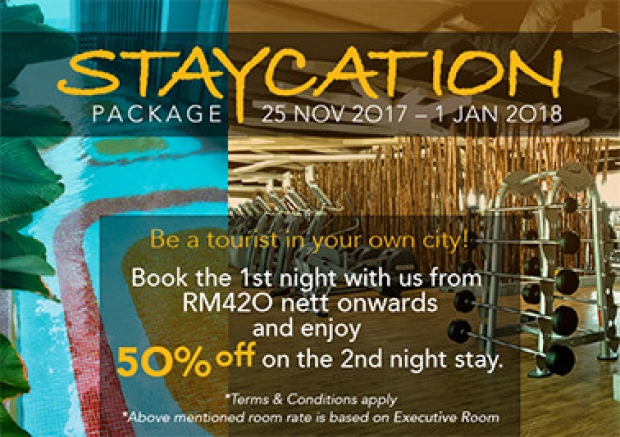 Staycation Package in G Tower Hotel Kuala Lumpur with 50% Savings on 2nd Night Stay