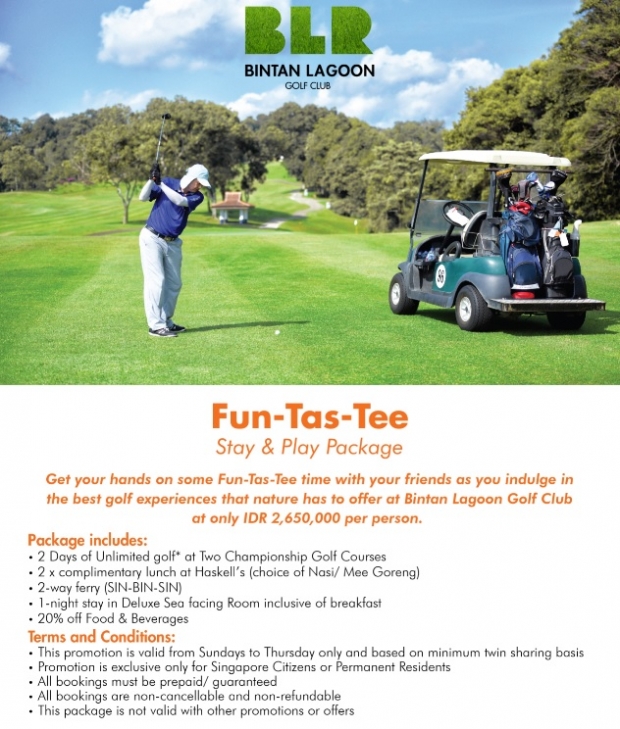 Fun-Tas-Tee Package at Bintan Lagoon Resort
