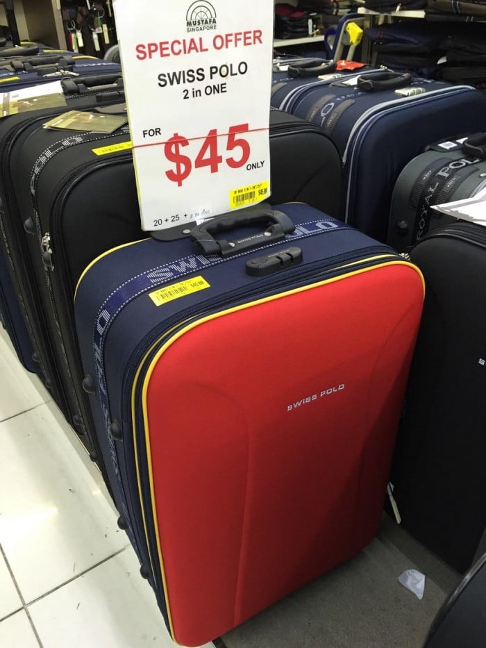 mustafa luggage price