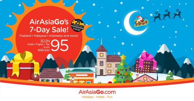 AirAsiaGo's 7-Day Sale! | 3D2N Hotel+Flights+Tax from SGD 95/pax