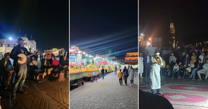 Nightlife in Marrakesh, Morocco