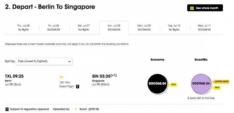 scoot extra baggage price