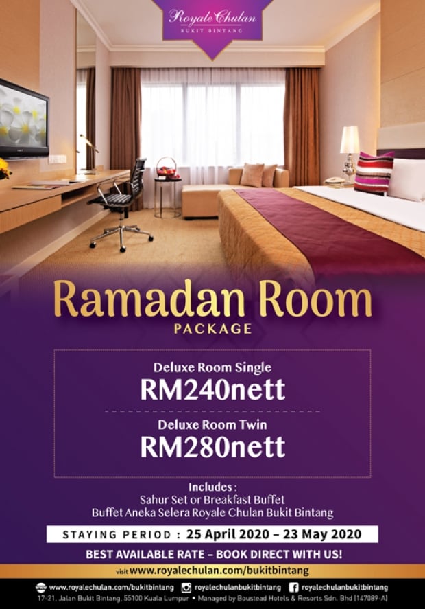 Ramadan Room Package at Royale Chulan Bukit Bintang