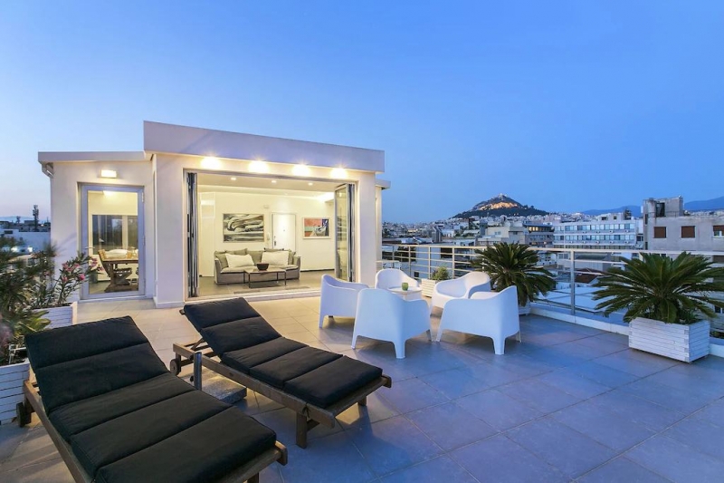 Athens Penthouse Deck in Vrbo Greece Rental