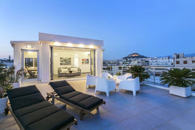 Athens Penthouse Deck in Vrbo Greece Rental