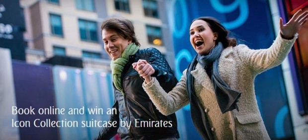 Book Online and WIN an  Icon Collection Suitcase by Emirates
