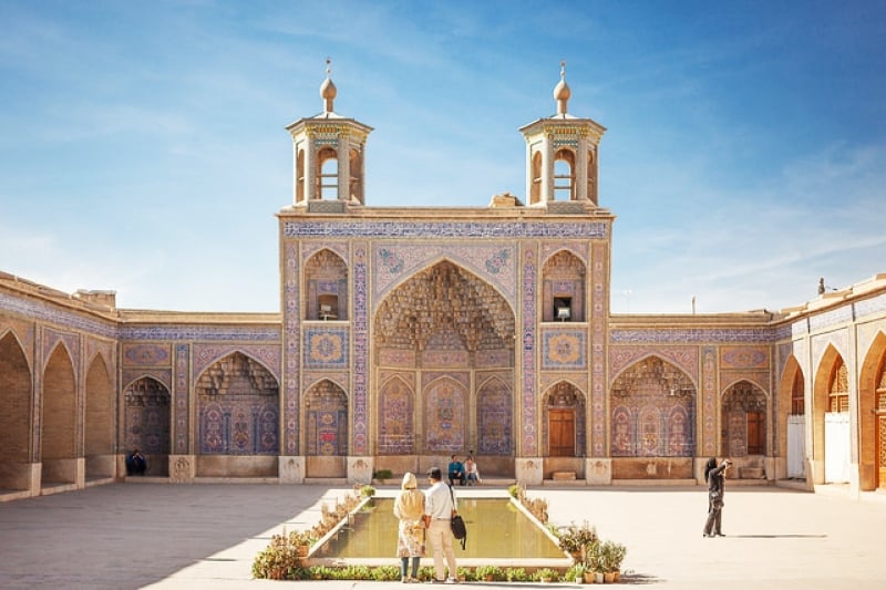 Pink Mosque Nasir ol Molk Mosque Shiraz Iran