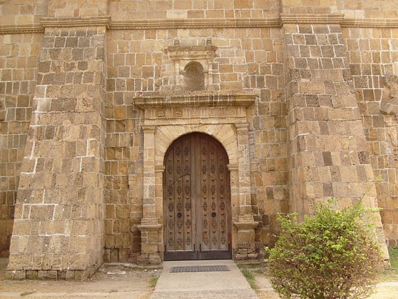 stone structure of miagao church