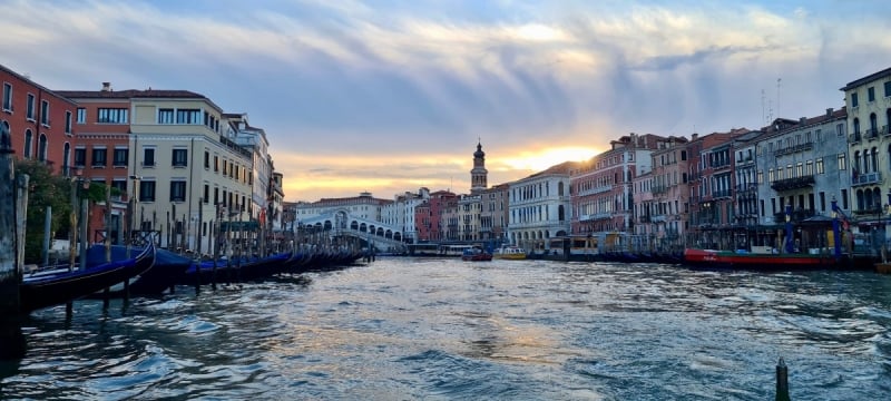 canals in Venice, Italy