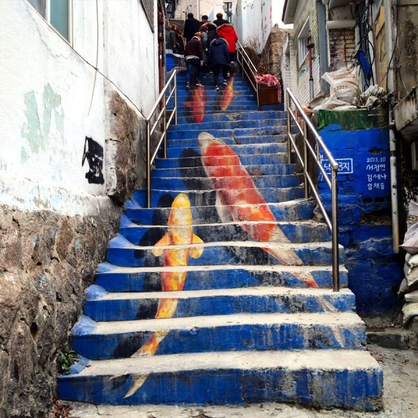 koi staircase