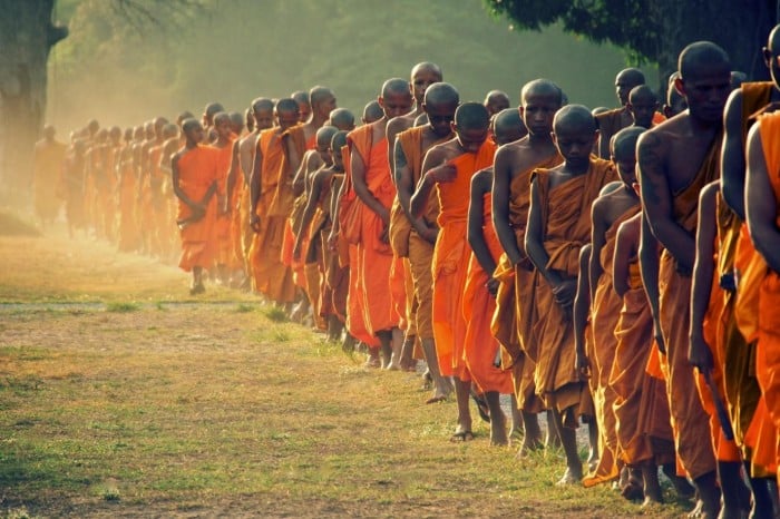 cambodian monks