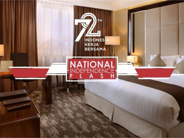 Indonesia National Independence Flash in Swiss-Belhotel Harbour Bay Batam
